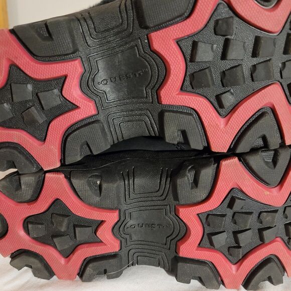 Wmns Quest Black/purple Thinsulate Snow Boots Sz 8 - Picture 9 of 11